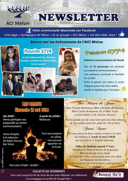 Newsletter, retour sur les événements
