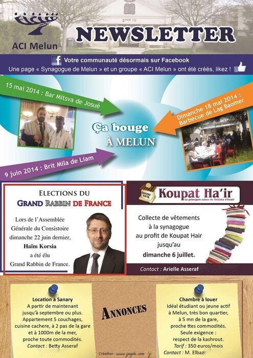 Newsletter, juin 2014