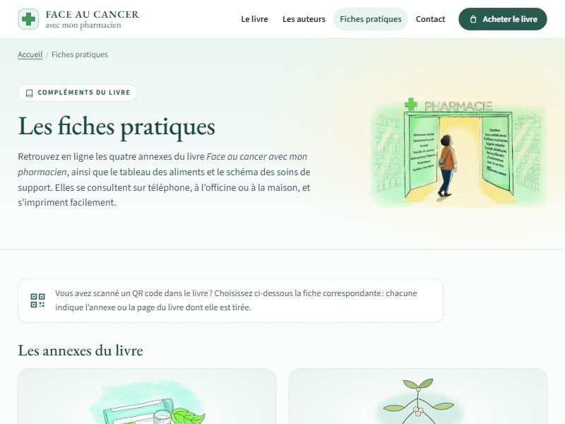 Page des fiches pratiques